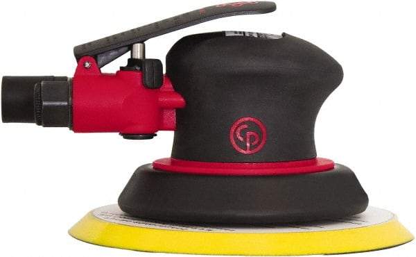 Chicago Pneumatic - 12,000 OPM, 8 CFM Air Consumption, Palm Air Orbital Sander - Round Pad, 1/4" Inlet - Strong Tooling