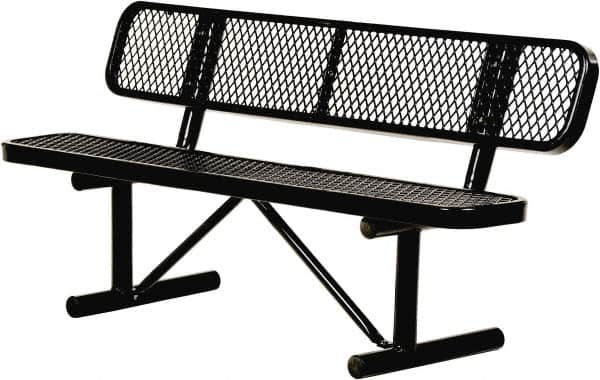 Vestil - 6' Long x 20" Wide, Steel Bench Seat - Strong Tooling