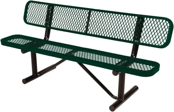 Vestil - 6' Long x 20" Wide, Steel Bench Seat - Strong Tooling