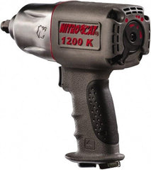 AIRCAT - 1/2" Drive, 8,000 RPM, 900 Ft/Lb Torque Impact Wrench - Pistol Grip Handle, 950 IPM, 8 CFM, 90 psi, 1/4" NPT Inlet - Strong Tooling