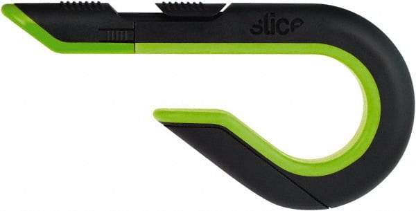 Slice - Retractable Utility Knife - Black & Green Non-Slip Comfort Handle, 1 Blade Included - Strong Tooling