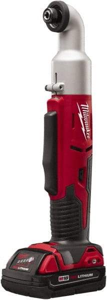 Milwaukee Tool - 18 Volt, 1/4" Drive, 30, 60 Ft/Lb Torque, Cordless Impact Driver - Inline Handle, 1500, 2250 RPM, 1 Lithium-Ion Battery Included - Strong Tooling