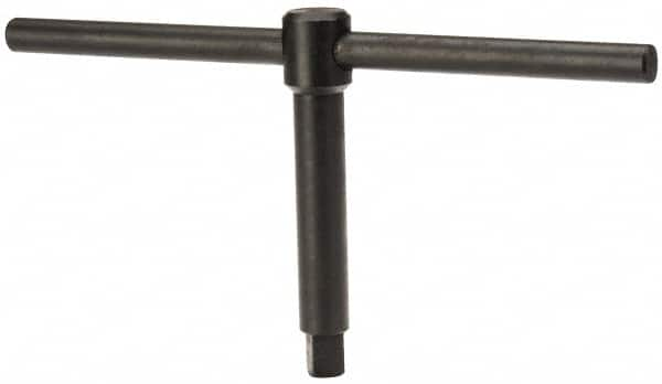 Gibraltar - 10" Chuck Diam Compatibility, Lathe Chuck Key - Compatible with 4-Jaw Chucks, Self Ejecting, 4.53" Body Length, 0.472" Actual Key Square Size - Strong Tooling