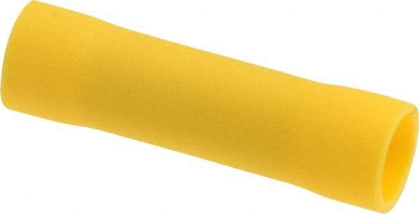 Thomas & Betts - 12 to 10 AWG Compatible, Vinyl Fully Insulated, Crimp-On Butt Splice Terminal - Copper Contacts, 1.024" OAL, Yellow - Strong Tooling