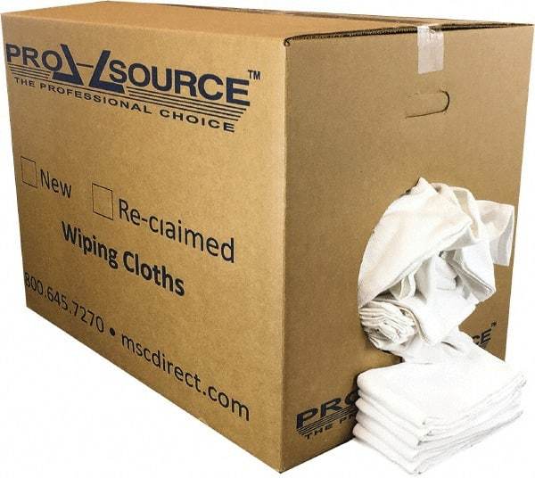 PRO-SOURCE - 25 Inch Long x 16 Inch Wide Virgin Cotton Surgical Towels - White, Huck Toweling, Lint Free, 50 Lbs. at 4 to 6 per Pound, Box - Strong Tooling