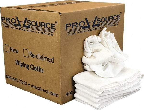 PRO-SOURCE - 25 Inch Long x 16 Inch Wide Virgin Cotton Surgical Towels - White, Huck Toweling, Lint Free, 10 Lbs. at 4 to 6 per Pound, Box - Strong Tooling