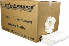 PRO-SOURCE - 12 Inch Long x 20 Inch Wide Virgin Cotton Diaper Rags - White, Lint Free, 25 Lbs. at 2 to 4 per Pound, Box - Strong Tooling