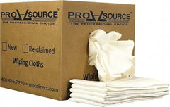 PRO-SOURCE - 12 Inch Long x 20 Inch Wide Virgin Cotton Diaper Rags - White, Lint Free, 10 Lbs. at 2 to 4 per Pound, Box - Strong Tooling