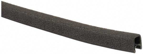 TRIM-LOK - 1/4 Inch Thick x 0.42 Wide x 100 Ft. Long, EPDM Rubber Edge Trim - Leather Texture - Strong Tooling