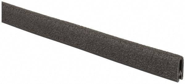 TRIM-LOK - 1/16 Inch Thick x 0.23 Wide x 25 Ft. Long, EPDM Rubber Edge Trim - Leather Texture - Strong Tooling