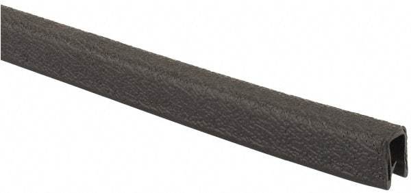 TRIM-LOK - 1/4 Inch Thick x 0.42 Wide x 25 Ft. Long, EPDM Rubber Edge Trim - Pebble Texture - Strong Tooling