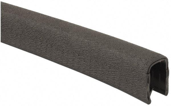 TRIM-LOK - 1/2 Inch Thick x 0.67 Wide x 25 Ft. Long, EPDM Rubber Jumbo Edge Trim - Pebble Texture - Strong Tooling