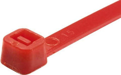 Value Collection - 11" Long Red Nylon Standard Cable Tie - 50 Lb Tensile Strength, 81mm Max Bundle Diam - Strong Tooling