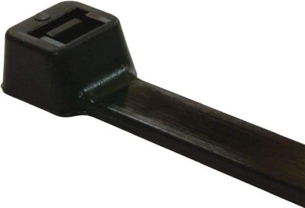 Value Collection - 27.9" Long Black Nylon Standard Cable Tie - 175 Lb Tensile Strength, 185mm Max Bundle Diam - Strong Tooling