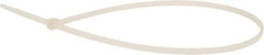 Value Collection - 14.6" Long Natural (Color) Nylon Standard Cable Tie - 40 Lb Tensile Strength, 106mm Max Bundle Diam - Strong Tooling