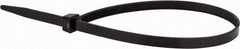 Value Collection - 14-1/2" Long Black Nylon Standard Cable Tie - 120 Lb Tensile Strength, 106mm Max Bundle Diam - Strong Tooling