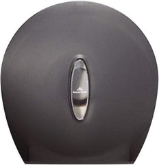 Georgia Pacific - Jumbo Single Roll Plastic Toilet Tissue Dispenser - 13-11/16" Wide x 14-9/32" High x 5-3/4" Deep, Gray - Strong Tooling