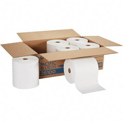 Georgia Pacific - Hard Roll of 1 Ply White Paper Towels - 7-7/8" Wide, 1,000' Roll Length - Strong Tooling