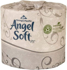 Georgia Pacific - 12,150' Roll Length x 3.85" Sheet Width, Standard Roll Toilet Tissue - 450 Sheets per Roll, 2 Ply, White, Recycled Fiber - Strong Tooling