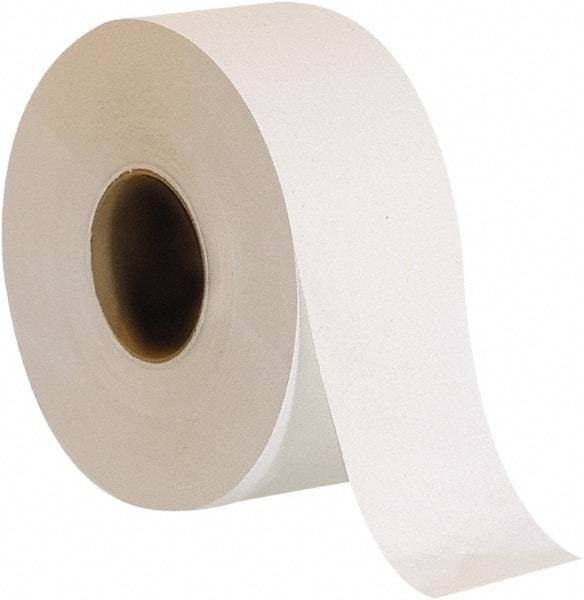 Georgia Pacific - 1,000' Roll Length x 3-1/2" Sheet Width, Jumbo Roll Toilet Tissue - 2 Ply, White, Recycled Fiber - Strong Tooling