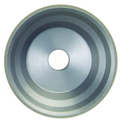 3-3/4 x 1-1/2 x 1-1/4" - 1/8" Abrasive Depth - 150 Grit - Type 11V9 Diamond Flaring Cup Wheel - Strong Tooling