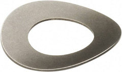 Associated Spring Raymond - 9/16" Bolt, Grade 301 Stainless Steel, Uncoated Curved Disc Spring - 0.11" High, 0.018" Thick - Strong Tooling