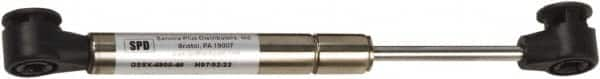 Associated Spring Raymond - 0.23622" Rod Diam, 0.590551" Tube Diam, 45 Lb Capacity, Gas Spring - Extension, 10.86614" Extended Length, 3.937008" Stroke Length, Composite Ball Socket, Uncoated Piston - Strong Tooling