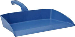 Vikan - 12-1/2" Wide Handheld Dustpan - Plastic Body, 4-1/2" Handle, Blue - Strong Tooling