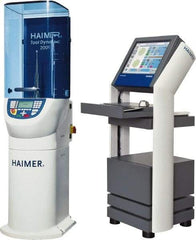 HAIMER - 43" Long x 32" Wide x 32" High, 32" Diam Capacity, 120V Power Source, Balancing Machine - 30" Height Measuring Capacity, HSK, SK, BT, CAT, BBT, Capto, KM - Strong Tooling