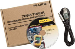 Fluke - Black/Yellow Electrical Test Equipment Software & Cable - Use with Fluke 709H Loop Calibrators - Strong Tooling