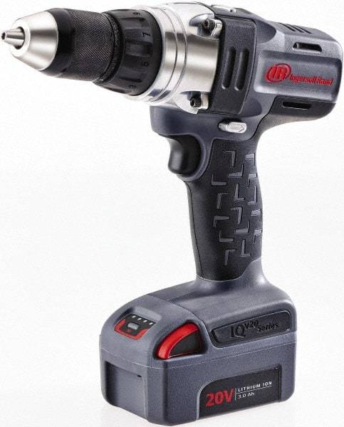 Ingersoll-Rand - 20 Volt 1/2" Chuck Pistol Grip Handle Cordless Drill - 0-1900 RPM, Lithium-Ion Batteries Not Included - Strong Tooling