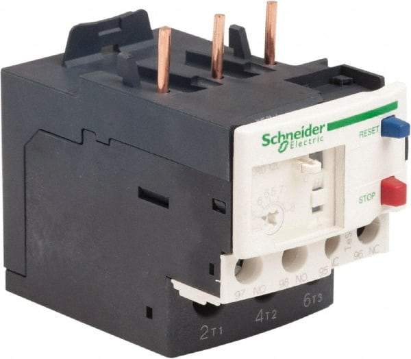 Schneider Electric - 3 Pole, NEMA Size 00-1, 5.5 to 8 Amp, 690 VAC, Thermal NEMA Overload Relay - Trip Class 20, For Use with LC1D09, LC1D12, LC1D18, LC1D25, LC1D32 and LC1D38 - Strong Tooling