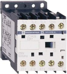 Schneider Electric - 3 Pole, 220 to 230 Coil VAC at 50/60 Hz, 6 Amp at 440 VAC, Nonreversible IEC Contactor - BS 5424, CSA, IEC 60947, NF C 63-110, RoHS Compliant, UL Listed, VDE 0660 - Strong Tooling