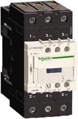 Schneider Electric - 3 Pole, 24 Coil VDC, 65 Amp at 440 VAC, Nonreversible IEC Contactor - CCC, CSA, CSA C22.2 No. 14, EN/IEC 60947-4-1, EN/IEC 60947-5-1, GOST, RoHS Compliant, UL 508, UL Listed - Strong Tooling