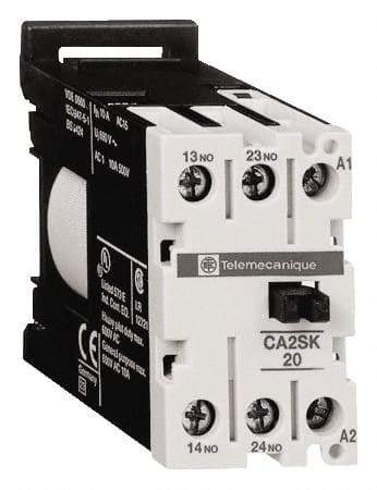 Schneider Electric - 2NO, 480 VAC at 50/60 Hz Control Relay - DIN Rail Mount - Strong Tooling