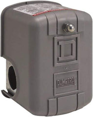 Square D - 1 and 3R NEMA Rated, 5.5 to 8.5 psi, Electromechanical Pressure and Level Switch - Fixed Pressure, 230 VAC, L1-T1, L2-T2 Terminal, For Use with Square D Pumptrol - Strong Tooling