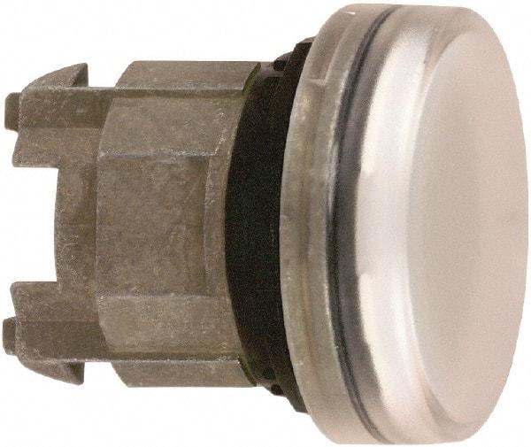 Schneider Electric - White Lens LED Pilot Light - Round Lens, Shock Resistant, Vibration Resistant, Water Resistant - Strong Tooling