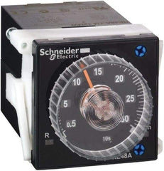 Schneider Electric - 300 hr Delay, Time Delay Relay - 5 Contact Amp, 24 to 240 VAC/VDC at 50/60 Hz - Strong Tooling