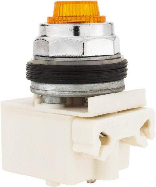 Schneider Electric - 28 V Amber Lens Indicating Light - Screw Clamp Connector - Strong Tooling