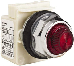 Schneider Electric - 28 V Red Lens Indicating Light - Screw Clamp Connector - Strong Tooling