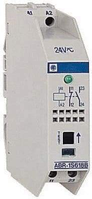 Schneider Electric - 55 and 62 Milliamp, NO/NC Configuration, Interface Relay Module - DIN Rail Mount, 23 to 104°F, 24 VAC/VDC - Strong Tooling