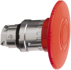 Schneider Electric - 22mm Mount Hole, Extended Mushroom Head, Pushbutton Switch Only - Round, Red Pushbutton, Maintained (MA), Momentary (MO) - Strong Tooling