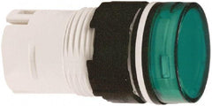 Schneider Electric - Green Lens LED Pilot Light - Round Lens, Shock Resistant, Vibration Resistant - Strong Tooling