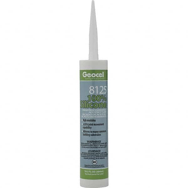 Geocel - 10.3 oz Tube Black Silicone Cure Sealant - Outdoor - Strong Tooling