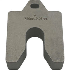 Maudlin Products - Metal Shim Stock Type: Slotted Shim Material: Stainless Steel - Strong Tooling