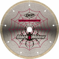 QEP - 7" Diam, 5/8" Arbor Hole Diam, Wet & Dry Cut Saw Blade - Diamond-Tipped, Smooth Action, Standard Round Arbor - Strong Tooling