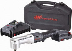 Ingersoll-Rand - 1/2" Drive 20 Volt Angled Cordless Impact Wrench & Ratchet - 1,900 RPM, 3,000 BPM, 180 Ft/Lb Torque, 1 Lithium-Ion Battery Included - Strong Tooling