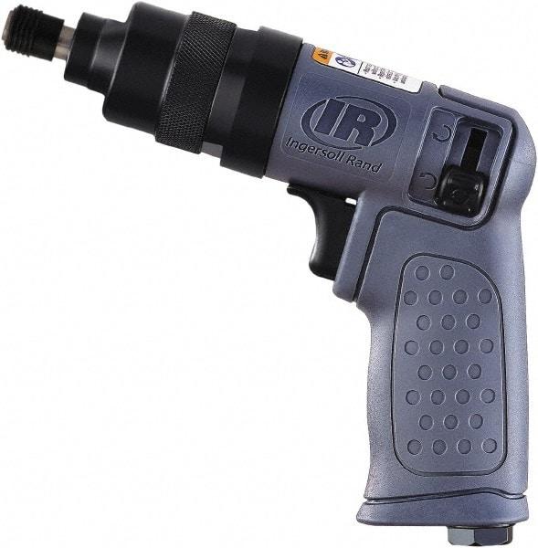 Ingersoll-Rand - 1/4" Drive, 14,500 RPM, 55 Ft/Lb Torque Impact Wrench - Pistol Grip Handle, 3,650 IPM, 13 CFM, 90 psi, 1/4" NPTF Inlet - Strong Tooling