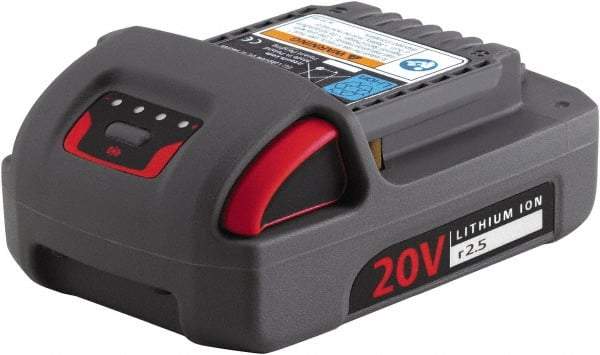 Ingersoll-Rand - 20 Volt Lithium-Ion Power Tool Battery - 2.5 Ahr Capacity, 1-1/4 hr Charge Time, Series IQV - Strong Tooling