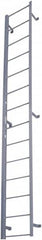 Cotterman - 72" 6 Step Fixed Ladder - Dock Ladder, 300 Lb Capacity, 21" Base Width x 9" Base Depth - Strong Tooling